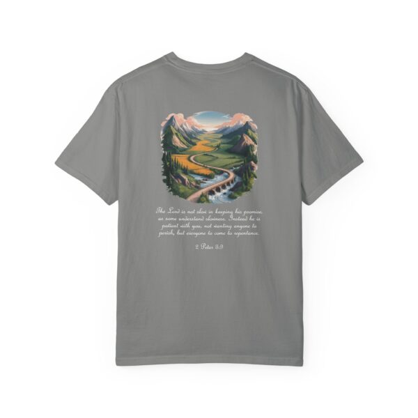 The Lord is Not Slow in Keeping His Promises Christian T-Shirt - 2 Peter 3:9 47 Model of The Lord is Not Slow in Keeping His Promises Christian T-Shirt - 2 Peter 3:9 46