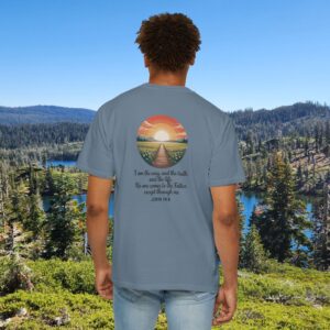 Inspired by the Words of Jesus John 14:6 Christian T-Shirt - Image 25