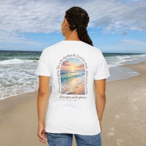 The Day the Lord Has Made Christian T-Shirt - Psalm 118:24 - Image 3