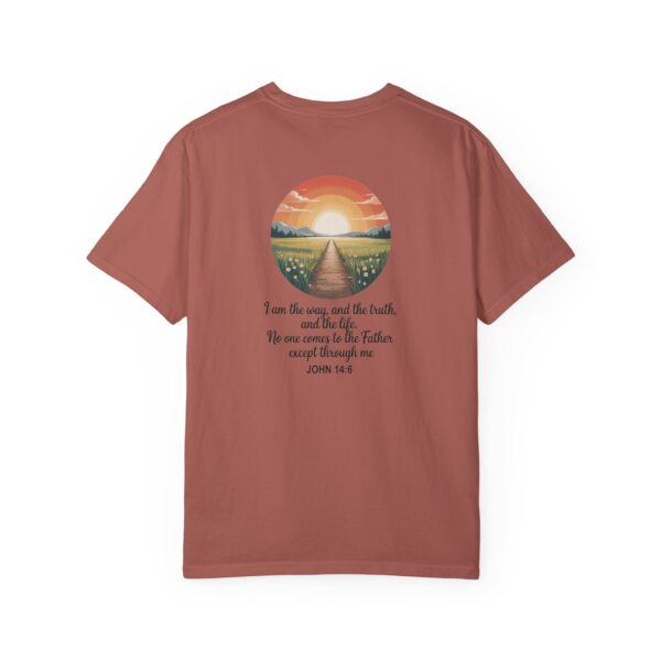Model of Inspired by the Words of Jesus John 14:6 Christian T-Shirt 76