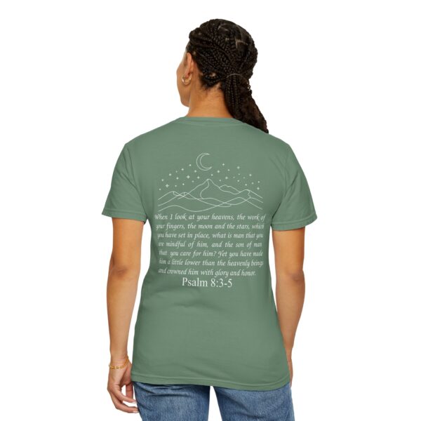 Model of Crowned with Glory and Honor Christian T-Shirt, Psalm 8:3-5 38