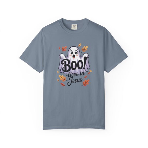 Model of Boo-lieve in Jesus Adorable Ghost Christian T-Shirt 70