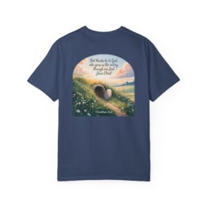 Thanks Be to God Christian T-Shirt - 1 Corinthians 15:57 - Image 27