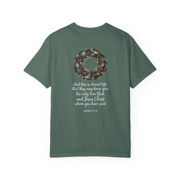 Model of They May Know You Christian T-Shirt - John 17:3 34