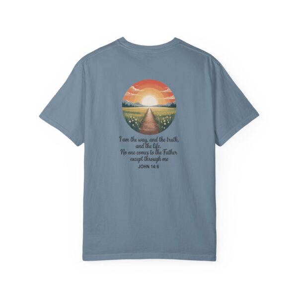 Model of Inspired by the Words of Jesus John 14:6 Christian T-Shirt 52