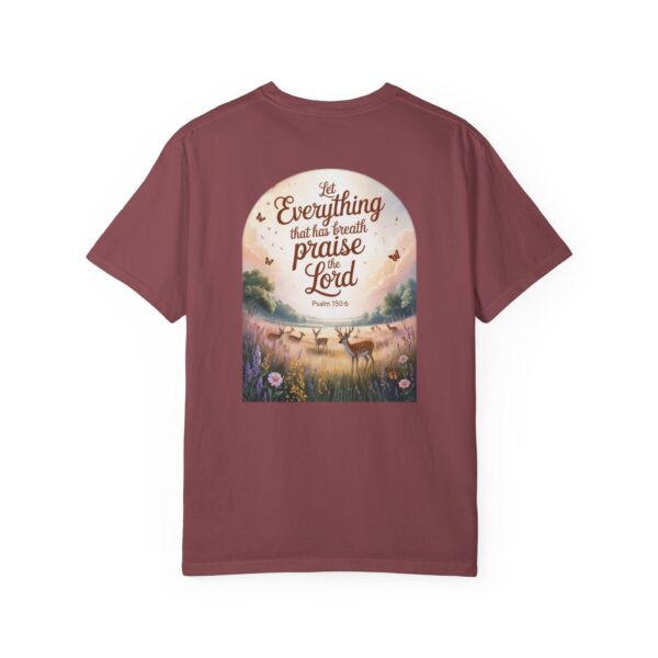 Model of Let Everything Praise the Lord Christian T-Shirt - Psalm 150:60 64