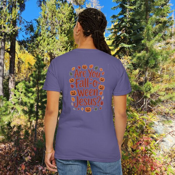 Model of Are you Fall-O-Ween Jesus Christian T-Shirt 60