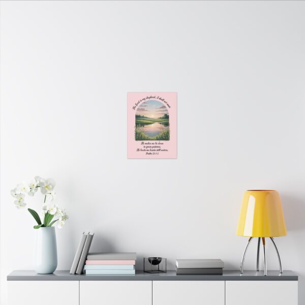 Model of The Lord is My Shepherd Christian Canvas Wall Art - Psalm 23 6