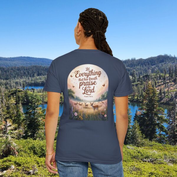 Model of Let Everything Praise the Lord Christian T-Shirt - Psalm 150:60 42