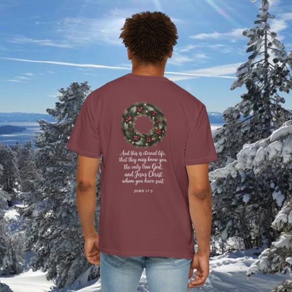 Model of They May Know You Christian T-Shirt - John 17:3 48