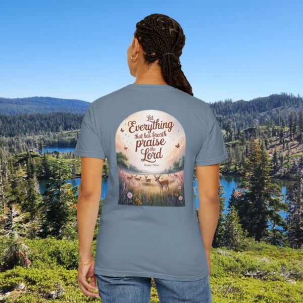 Model of Let Everything Praise the Lord Christian T-Shirt - Psalm 150:60 36