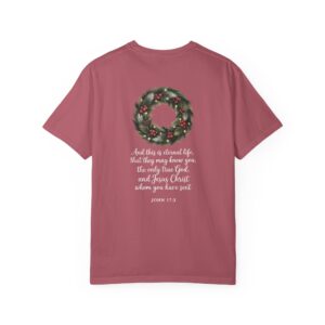 They May Know You Christian T-Shirt - John 17:3 - Image 30