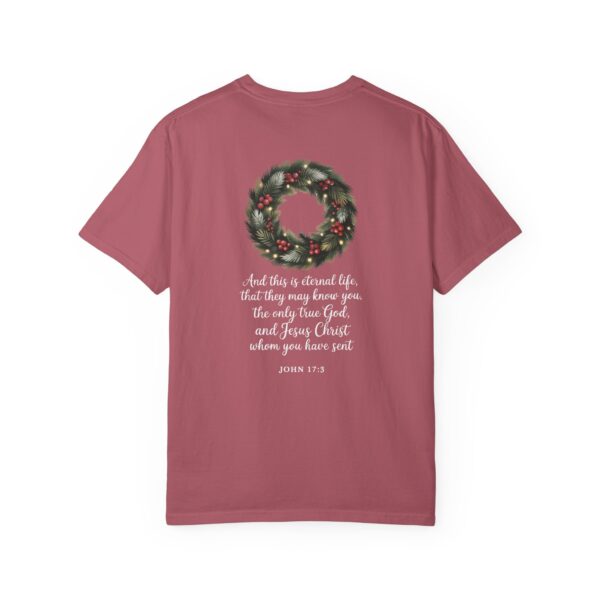 Model of They May Know You Christian T-Shirt - John 17:3 58