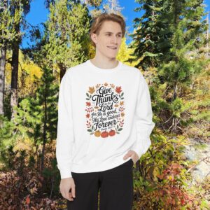 Give Thanks to the Lord Christian Sweatshirt - Image 6