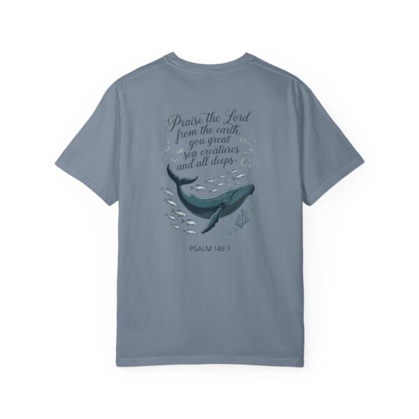 Model of Praise the Lord from the Earth Christian T-Shirt - Psalm 148:7 46