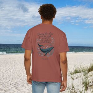 Praise the Lord from the Earth Christian T-Shirt - Psalm 148:7 - Image 31