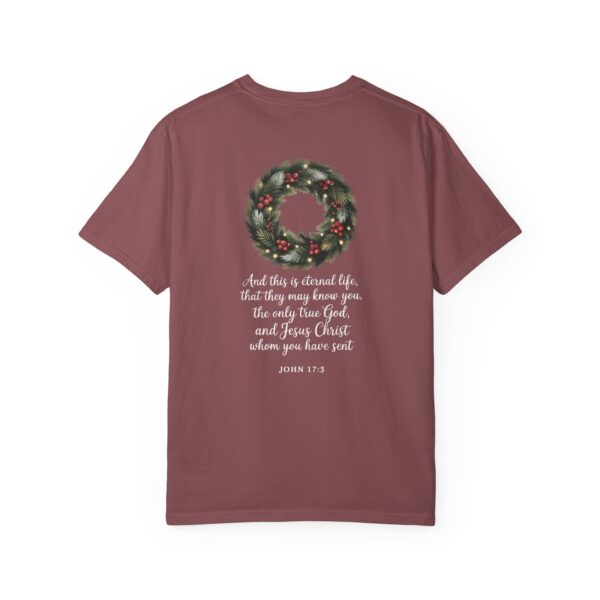Model of They May Know You Christian T-Shirt - John 17:3 4