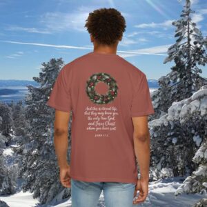 They May Know You Christian T-Shirt - John 17:3 - Image 31