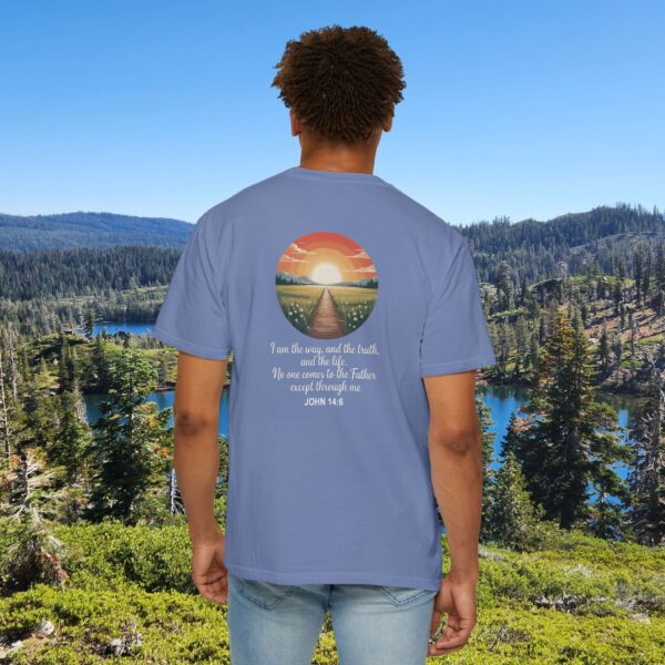 Model of Inspired by the Words of Jesus John 14:6 Christian T-Shirt 36