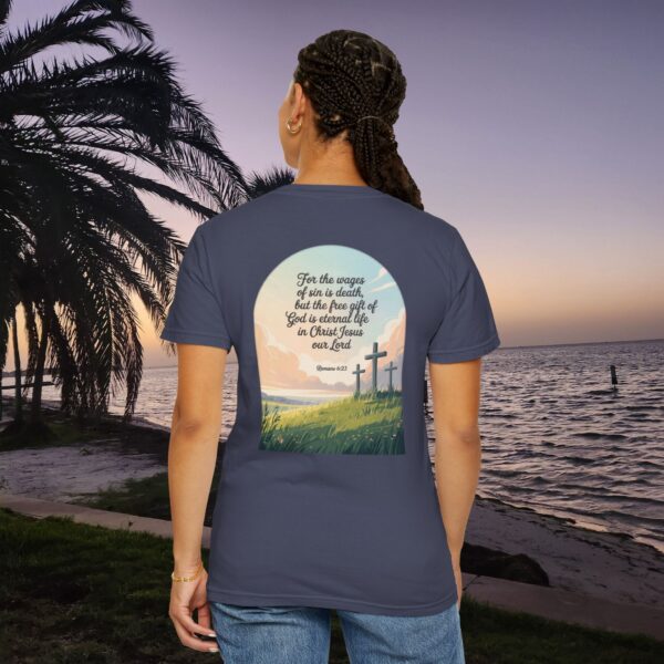 Model of Free Gift of God is Eternal Life Christian T-Shirt - Romans 6:23 50