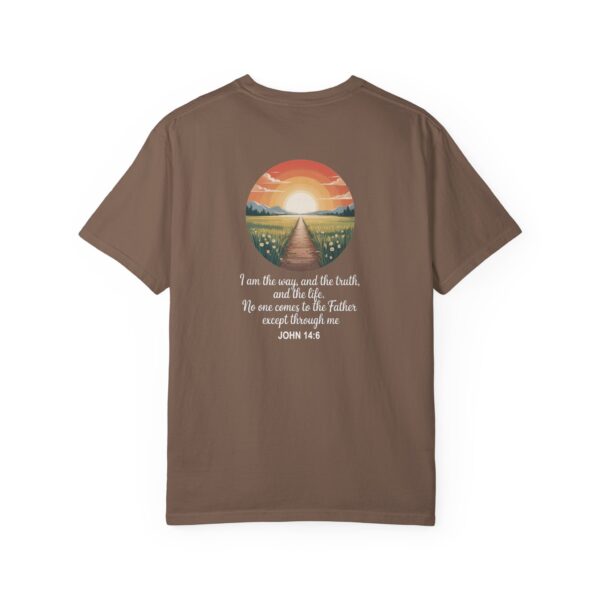 Model of Inspired by the Words of Jesus John 14:6 Christian T-Shirt 16