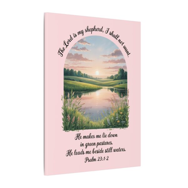 Model of The Lord is My Shepherd Christian Canvas Wall Art - Psalm 23 10