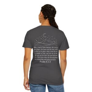 Crowned with Glory and Honor Christian T-Shirt, Psalm 8:3-5 - Image 32