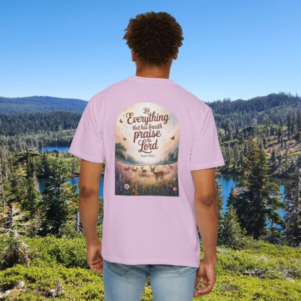 Model of Let Everything Praise the Lord Christian T-Shirt - Psalm 150:60 56
