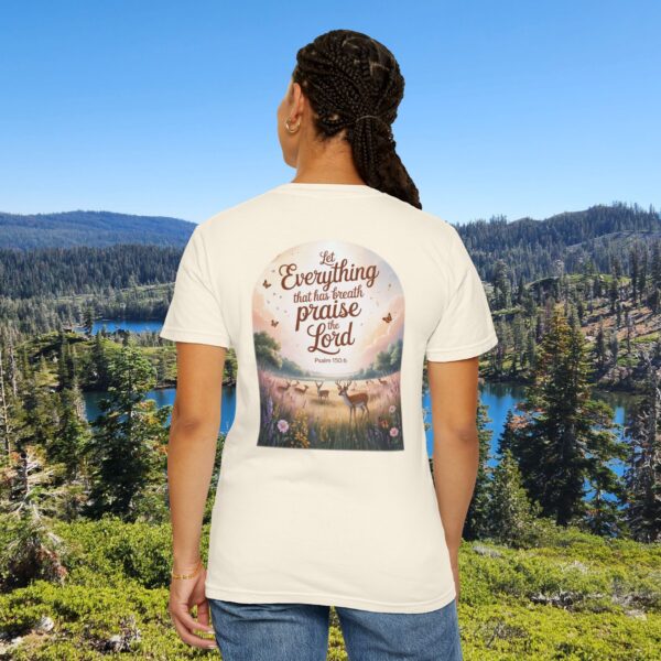 Model of Let Everything Praise the Lord Christian T-Shirt - Psalm 150:60 6