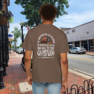 Christian Firefighter T-Shirt 1 Corinthians 10:31 - Do All to the Glory of God - Image 7