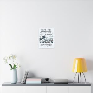Rule the Raging of the Sea Canvas Christian Wall Art - Psalm 89:8-9 - Image 4