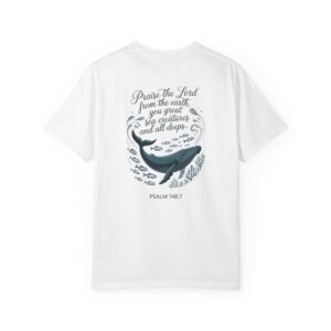 Praise the Lord from the Earth Christian T-Shirt - Psalm 148:7 - Image 3