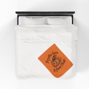 Pumpkin Spice and Jesus Christ Velveteen Blanket - Image 9