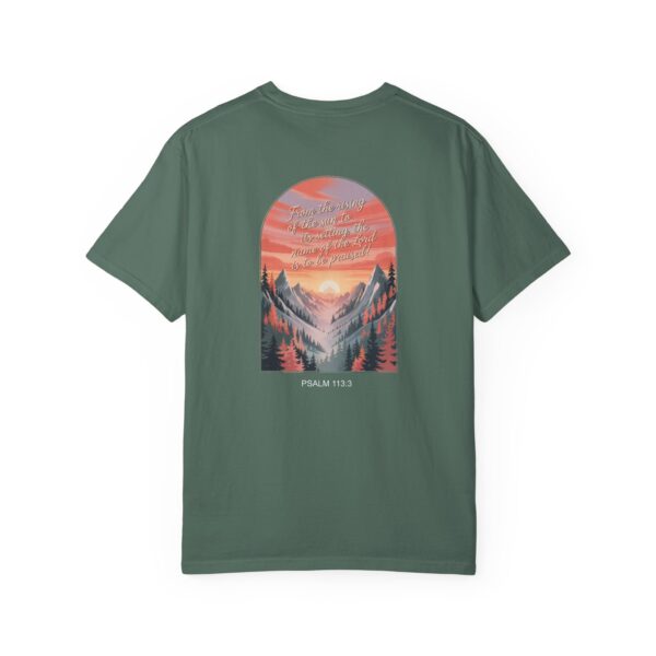 Model of From the Rising of the Sun to Its Setting Praise the Lord Christian T-Shirt - Psalm 113:3 34