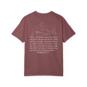 Crowned with Glory and Honor Christian T-Shirt, Psalm 8:3-5 - Image 12