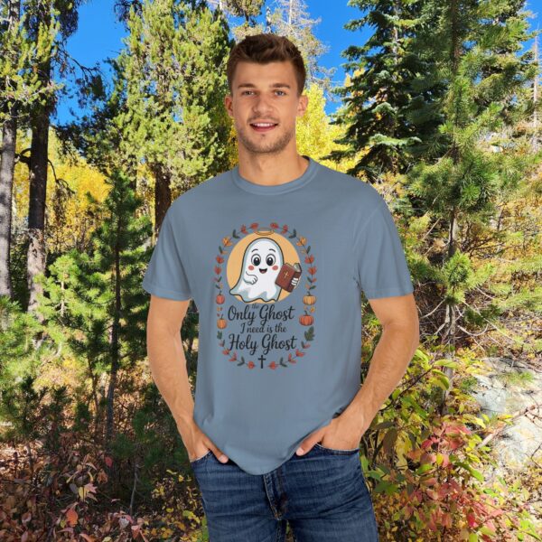 Model of Christian Holy Ghost Halloween T-Shirt 48