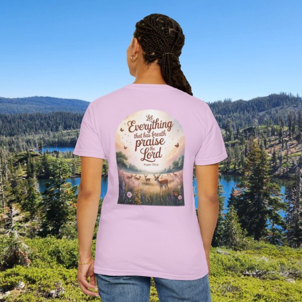 Model of Let Everything Praise the Lord Christian T-Shirt - Psalm 150:60 54