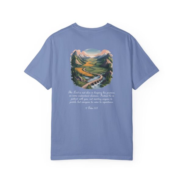 The Lord is Not Slow in Keeping His Promises Christian T-Shirt - 2 Peter 3:9 35 Model of The Lord is Not Slow in Keeping His Promises Christian T-Shirt - 2 Peter 3:9 34
