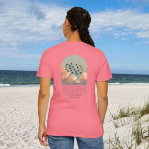 Look at the Birds of the Air Christian T-Shirt - Matthew 6:26 96 Look at the Birds of the Air Christian T-Shirt - Matthew 6:26 - Image 29