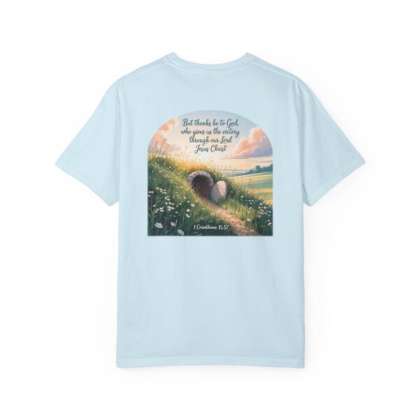 Model of Thanks Be to God Christian T-Shirt - 1 Corinthians 15:57 28