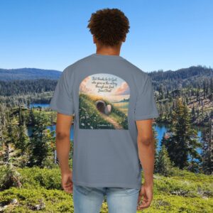 Thanks Be to God Christian T-Shirt - 1 Corinthians 15:57 - Image 20