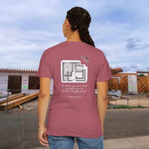 Christian Architecture T-Shirt 1 Corinthians 10:31 - Do All to the Glory of God - Image 35