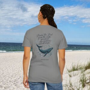 Praise the Lord from the Earth Christian T-Shirt - Psalm 148:7 - Image 26