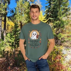Christian Holy Ghost Halloween T-Shirt - Image 21