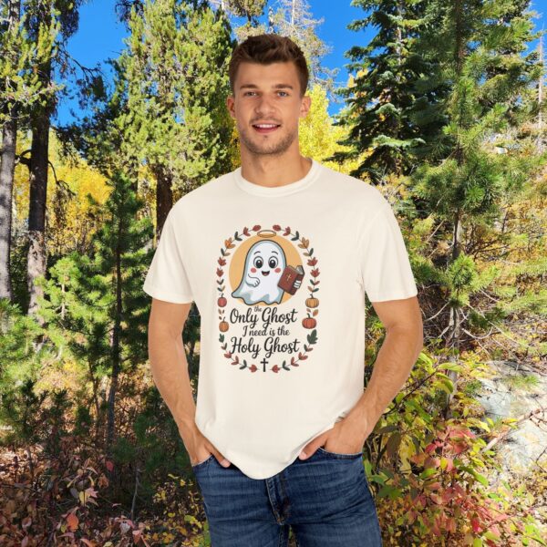 Model of Christian Holy Ghost Halloween T-Shirt 16