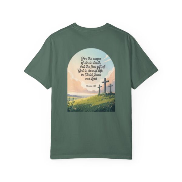 Model of Free Gift of God is Eternal Life Christian T-Shirt - Romans 6:23 4