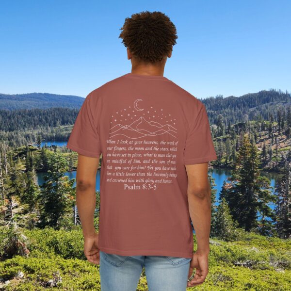 Model of Crowned with Glory and Honor Christian T-Shirt, Psalm 8:3-5 72
