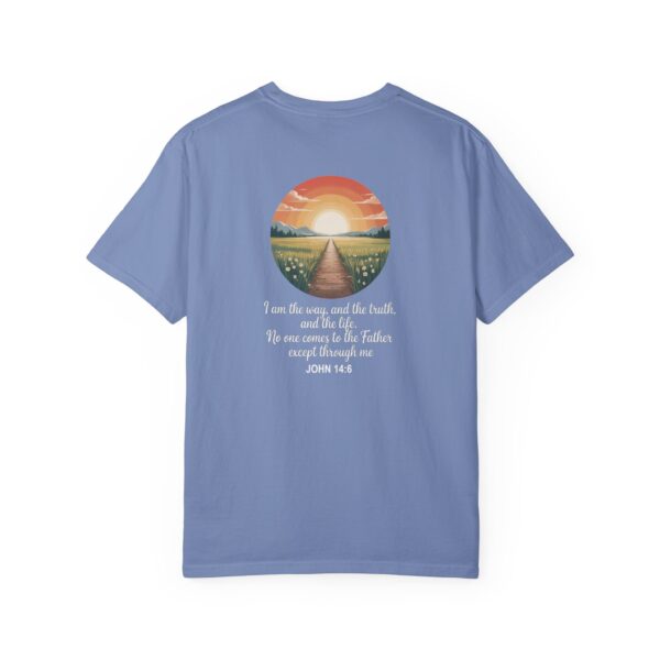 Model of Inspired by the Words of Jesus John 14:6 Christian T-Shirt 40