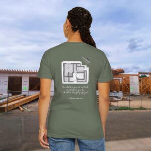 Christian Architecture T-Shirt 1 Corinthians 10:31 - Do All to the Glory of God - Image 17