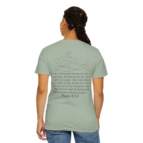 Model of Crowned with Glory and Honor Christian T-Shirt, Psalm 8:3-5 32